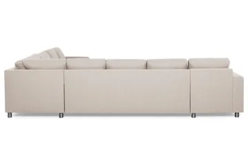 Crazy 7-sits Vändbar L-formad XX-Large Hörnsoffa i Tyg - Beige - Möbler - Soffa - Hörnsoffa