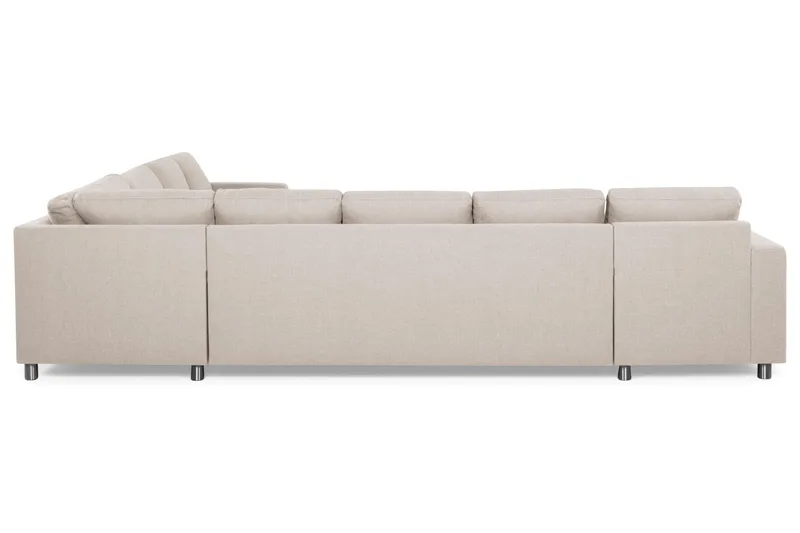 Crazy 7-sits Vändbar L-formad XX-Large Hörnsoffa i Tyg - Beige - Möbler - Soffa - Hörnsoffa