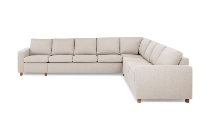Crazy 7-sits Vändbar L-formad XX-Large Hörnsoffa i Tyg - Beige - Möbler - Soffa - Hörnsoffa