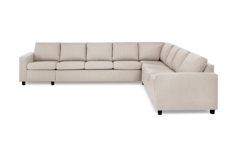 Crazy 7-sits Vändbar L-formad XX-Large Hörnsoffa i Tyg - Beige - Möbler - Soffa - Hörnsoffa