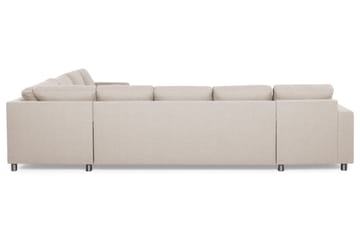 Crazy 7-sits Vändbar L-formad XX-Large Hörnsoffa i Tyg - Beige - Möbler - Soffa - Hörnsoffa