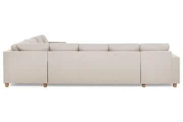 Crazy 7-sits Vändbar L-formad XX-Large Hörnsoffa i Tyg - Beige - Möbler - Soffa - Hörnsoffa