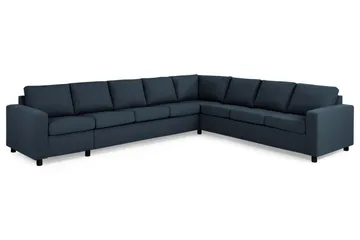 Crazy 7-sits Vändbar L-formad XX-Large Hörnsoffa i Tyg - Blå - Möbler - Soffa - Hörnsoffa