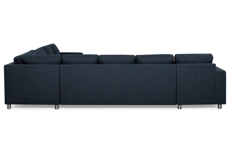 Crazy 7-sits Vändbar L-formad XX-Large Hörnsoffa i Tyg - Blå - Möbler - Soffa - Hörnsoffa
