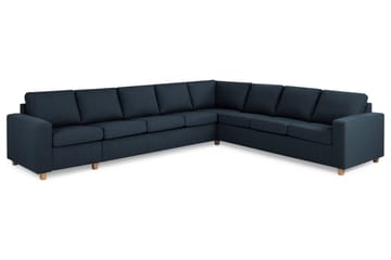 Crazy 7-sits Vändbar L-formad XX-Large Hörnsoffa i Tyg - Blå - Möbler - Soffa - Hörnsoffa