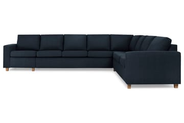 Crazy 7-sits Vändbar L-formad XX-Large Hörnsoffa i Tyg - Blå - Möbler - Soffa - Hörnsoffa