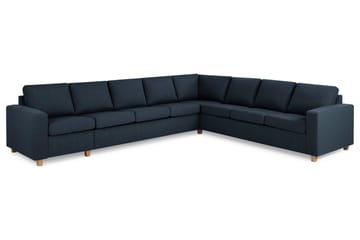 Crazy 7-sits Vändbar L-formad XX-Large Hörnsoffa i Tyg - Blå - Möbler - Soffa - Hörnsoffa