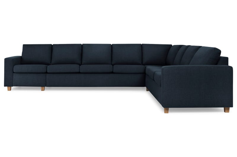 Crazy 7-sits Vändbar L-formad XX-Large Hörnsoffa i Tyg - Blå - Möbler - Soffa - Hörnsoffa