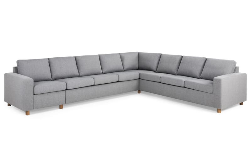Crazy 7-sits Vändbar L-formad XX-Large Hörnsoffa i Tyg - Grå - Möbler - Soffa - Hörnsoffa