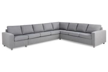 Crazy 7-sits Vändbar L-formad XX-Large Hörnsoffa i Tyg - Grå - Möbler - Soffa - H�örnsoffa