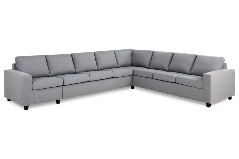 Crazy 7-sits Vändbar L-formad XX-Large Hörnsoffa i Tyg - Grå - Möbler - Soffa - Hörnsoffa
