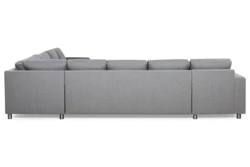 Crazy 7-sits Vändbar L-formad XX-Large Hörnsoffa i Tyg - Grå - Möbler - Soffa - Hörnsoffa
