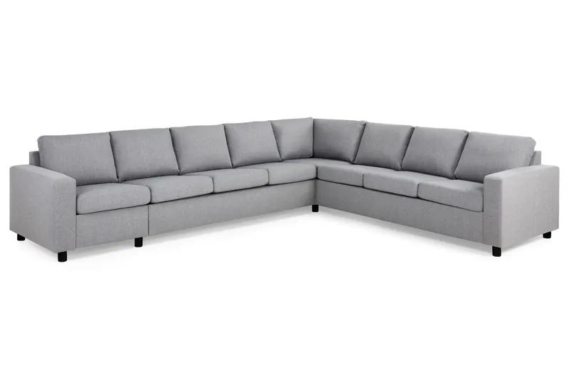 Crazy 7-sits Vändbar L-formad XX-Large Hörnsoffa i Tyg - Grå - Möbler - Soffa - Hörnsoffa