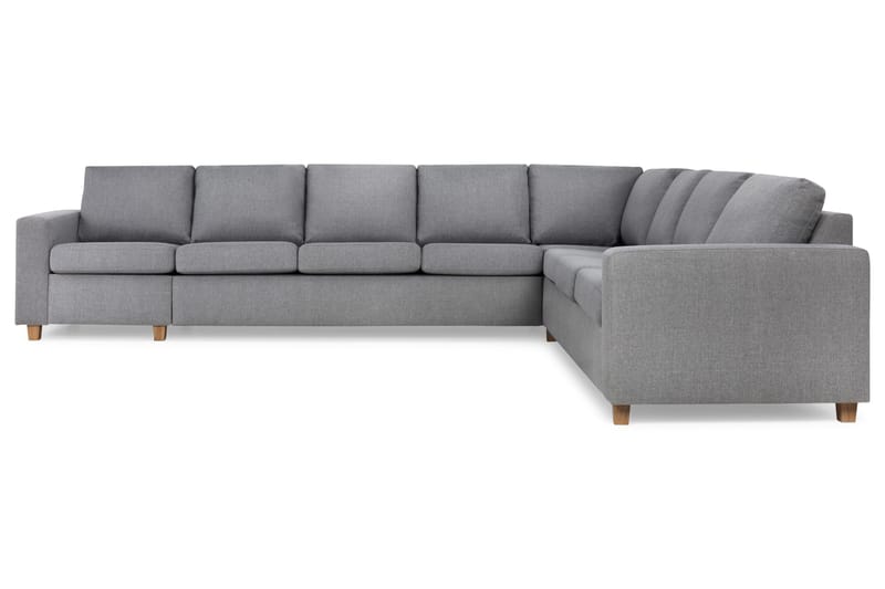 Crazy 7-sits Vändbar L-formad XX-Large Hörnsoffa i Tyg - Grå - Möbler - Soffa - Hörnsoffa