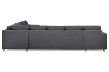 Crazy 7-sits Vändbar L-formad XX-Large Hörnsoffa i Tyg - Mörkgrå - Möbler - Soffa - Hörnsoffa