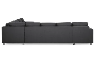 Crazy 7-sits Vändbar L-formad XX-Large Hörnsoffa i Tyg - Mörkgrå - Möbler - Soffa - Hörnsoffa