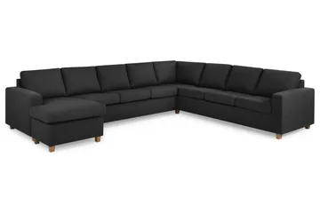 Crazy 7-sits Vändbar U-formad XX-Large Hörnsoffa med divan i Tyg - Antracit - Möbler - Soffa - Hörnsoffa - Hörnsoffa med divan