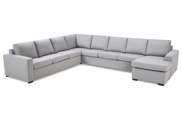 Crazy 7-sits Vändbar U-formad XX-Large Hörnsoffa med divan i Tyg - Grå - Möbler - Soffa - Hörnsoffa - Hörnsoffa med divan
