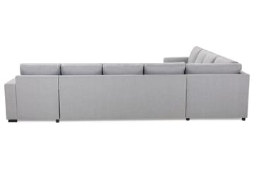Crazy 7-sits Vändbar U-formad XX-Large Hörnsoffa med divan i Tyg - Grå - Möbler - Soffa - Hörnsoffa - Hörnsoffa med divan
