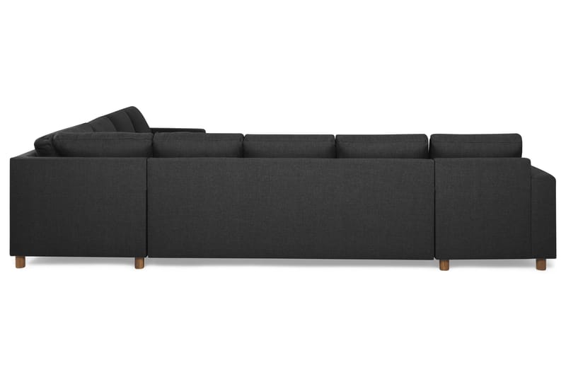 Crazy 7-sits Vändbar U-formad XX-Large Hörnsoffa med divan i Tyg - Mörkgrå / Antracit - Möbler - Soffa - Hörnsoffa - Hörnsoffa med divan
