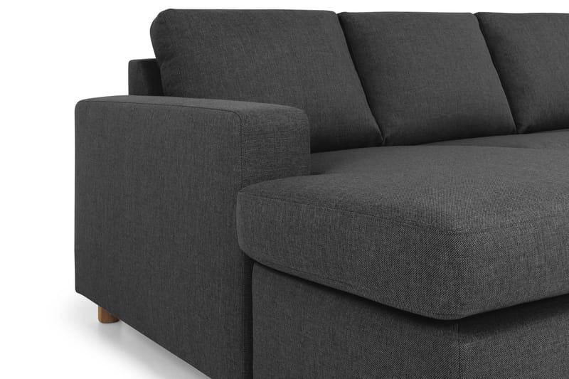 Crazy 7-sits Vändbar U-formad XX-Large Hörnsoffa med divan i Tyg - Mörkgrå / Antracit - Möbler - Soffa - Hörnsoffa - Hörnsoffa med divan
