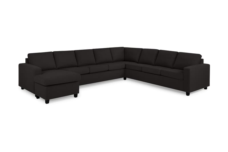 Crazy 7-sits Vändbar U-formad XX-Large Hörnsoffa med divan i Tyg - Mörkgrå / Antracit - Möbler - Soffa - Hörnsoffa - Hörnsoffa med divan