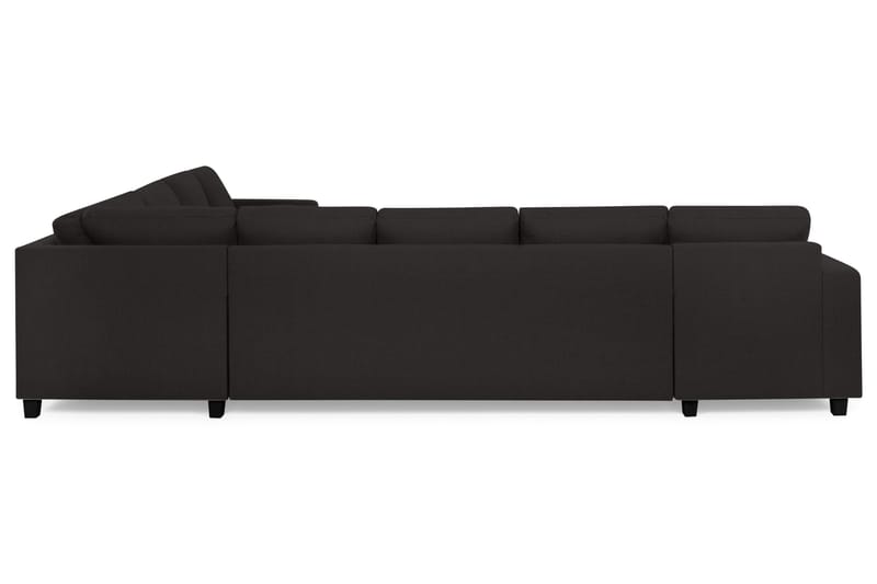 Crazy 7-sits Vändbar U-formad XX-Large Hörnsoffa med divan i Tyg - Mörkgrå / Antracit - Möbler - Soffa - Hörnsoffa - Hörnsoffa med divan