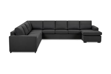 Crazy 7-sits Vändbar U-formad XX-Large Hörnsoffa med divan i Tyg - Mörkgrå - Möbler - Soffa - Hörnsoffa - Hörnsoffa med divan
