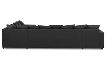 Crazy 7-sits Vänstervänd U-formad XX-Large Hörnsoffa med divan i Tyg - Antracit - Möbler - Soffa - Hörnsoffa - Hörnsoffa med divan