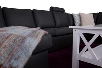 Crazy Hörnsoffa XL med Divan Vänster - Svart - Möbler - Soffa - Hörnsoffa - Hörnsoffa med divan