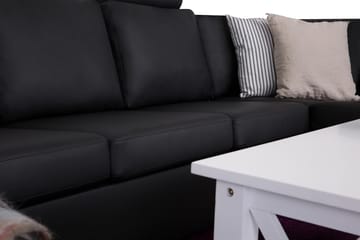 Crazy Hörnsoffa XL med Divan Vänster - Svart - Möbler - Soffa - Hörnsoffa - Hörnsoffa med divan