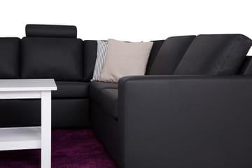 Crazy Hörnsoffa XL med Divan Vänster - Svart - Möbler - Soffa - Hörnsoffa - Hörnsoffa med divan