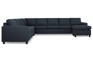 Crazy Hörnsoffa XXL med Divan Höger - Blå - Möbler - Soffa - Hörnsoffa - Hörnsoffa med divan