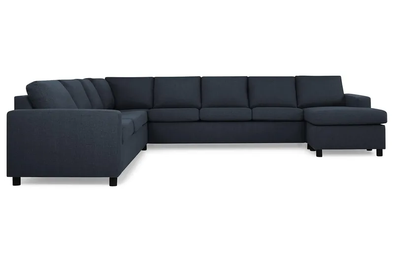 Crazy Hörnsoffa XXL med Divan Höger - Blå - Möbler - Soffa - Hörnsoffa - Hörnsoffa med divan