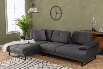 Divansoffa 3-sits Caboolture - Antracit - Möbler - Soffa - Hörnsoffa
