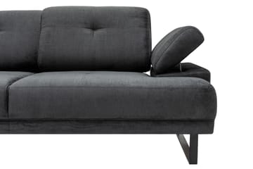 Divansoffa 3-sits Caboolture - Antracit - Möbler - Soffa - Hörnsoffa