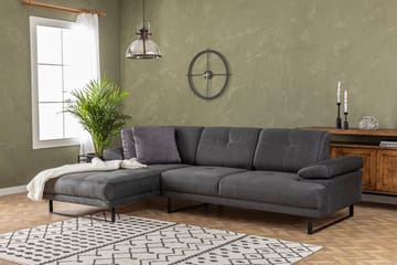 Divansoffa 3-sits Caboolture - Antracit - Möbler - Soffa - Hörnsoffa