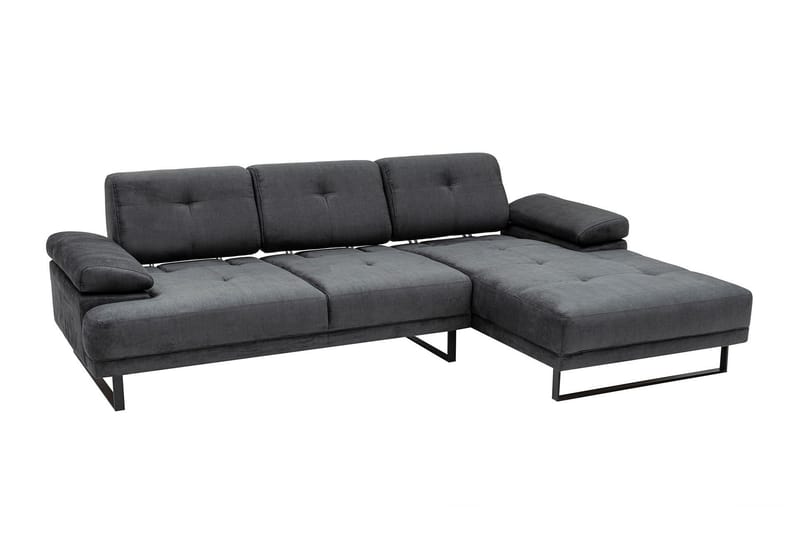 Divansoffa 3-sits Caboolture - Antracit - Möbler - Soffa - Hörnsoffa