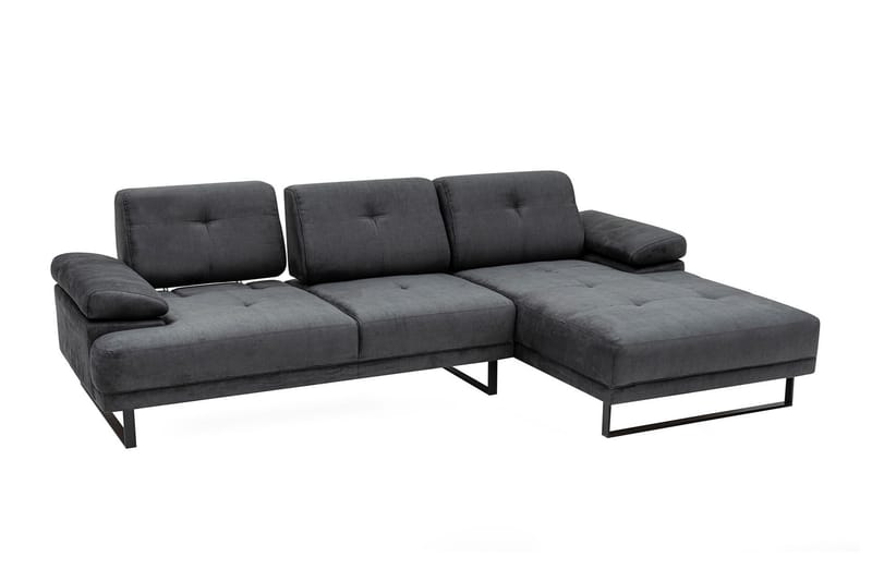 Divansoffa 3-sits Caboolture - Antracit - Möbler - Soffa - Hörnsoffa