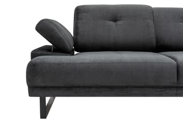 Divansoffa 3-sits Caboolture - Antracit - Möbler - Soffa - Hörnsoffa
