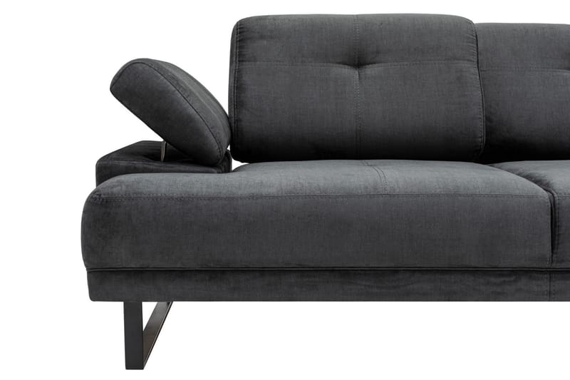 Divansoffa 3-sits Caboolture - Antracit - Möbler - Soffa - Hörnsoffa