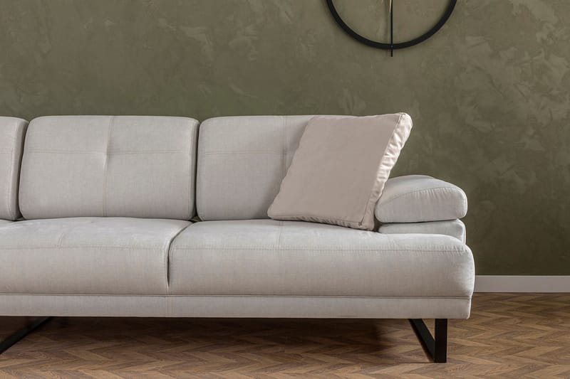 Divansoffa 3-sits Caboolture - Beige - Möbler - Soffa - Hörnsoffa