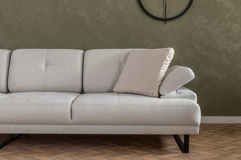 Divansoffa 3-sits Caboolture - Beige - Möbler - Soffa - Hörnsoffa