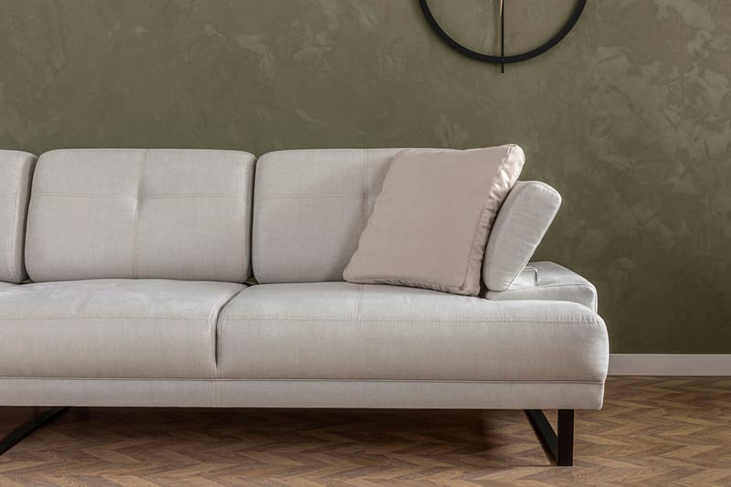Divansoffa 3-sits Caboolture - Beige - Möbler - Soffa - Hörnsoffa