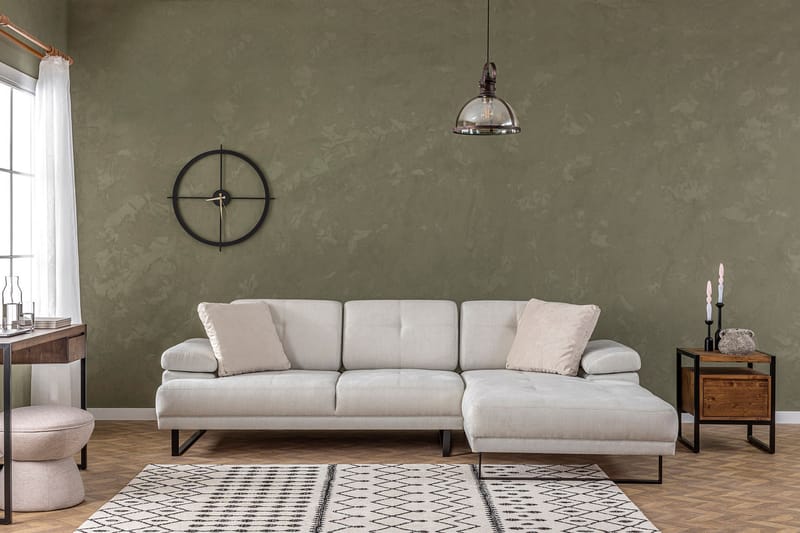 Divansoffa 3-sits Caboolture - Beige - Hörnsoffa