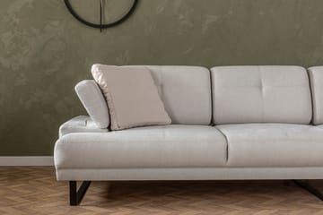 Divansoffa 3-sits Caboolture - Beige - Möbler - Soffa - Hörnsoffa