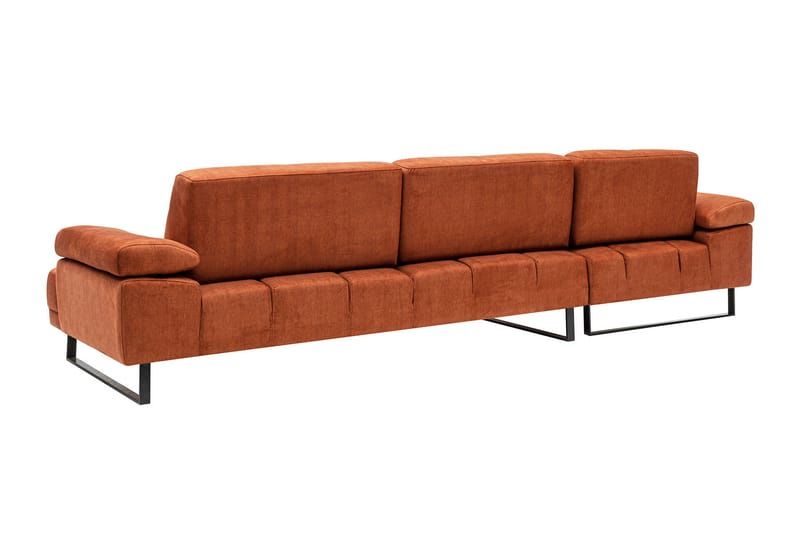 Divansoffa 3-sits Caboolture - Orange - Möbler - Soffa - Hörnsoffa