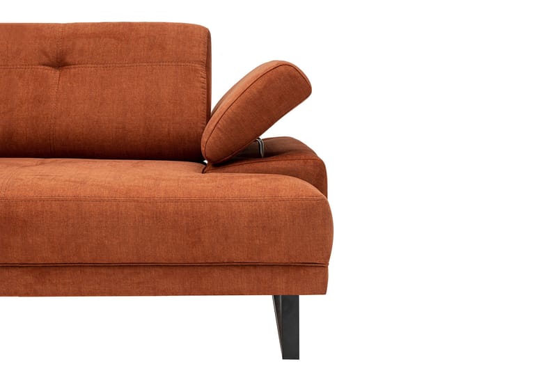 Divansoffa 3-sits Caboolture - Orange - Möbler - Soffa - Hörnsoffa