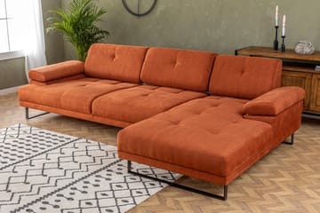 Divansoffa 3-sits Caboolture - Orange - Möbler - Soffa - Hörnsoffa