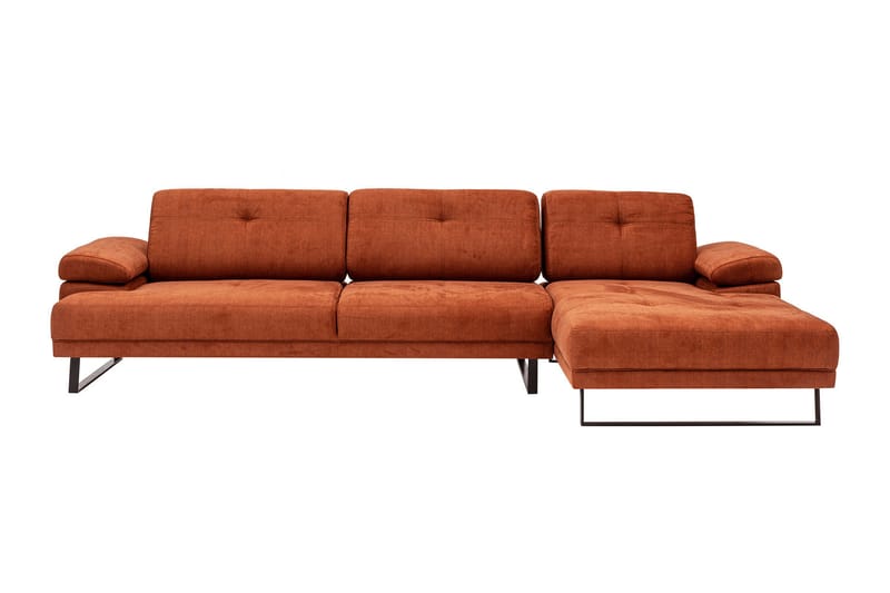 Divansoffa 3-sits Caboolture - Orange - Möbler - Soffa - Hörnsoffa